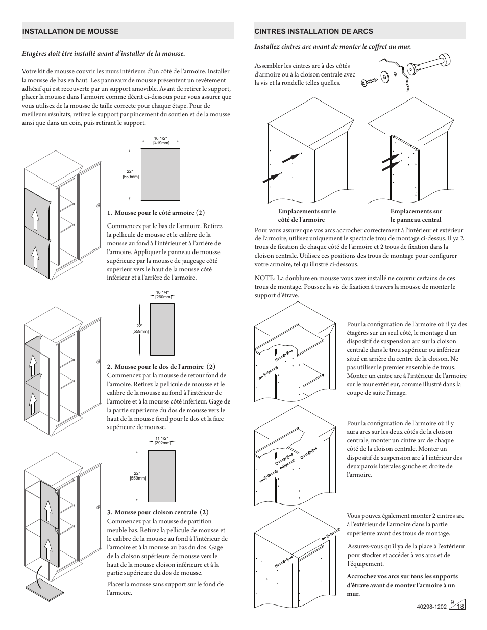 Stack-On AC-2 Bow Cabinet User Manual | Page 9 / 18