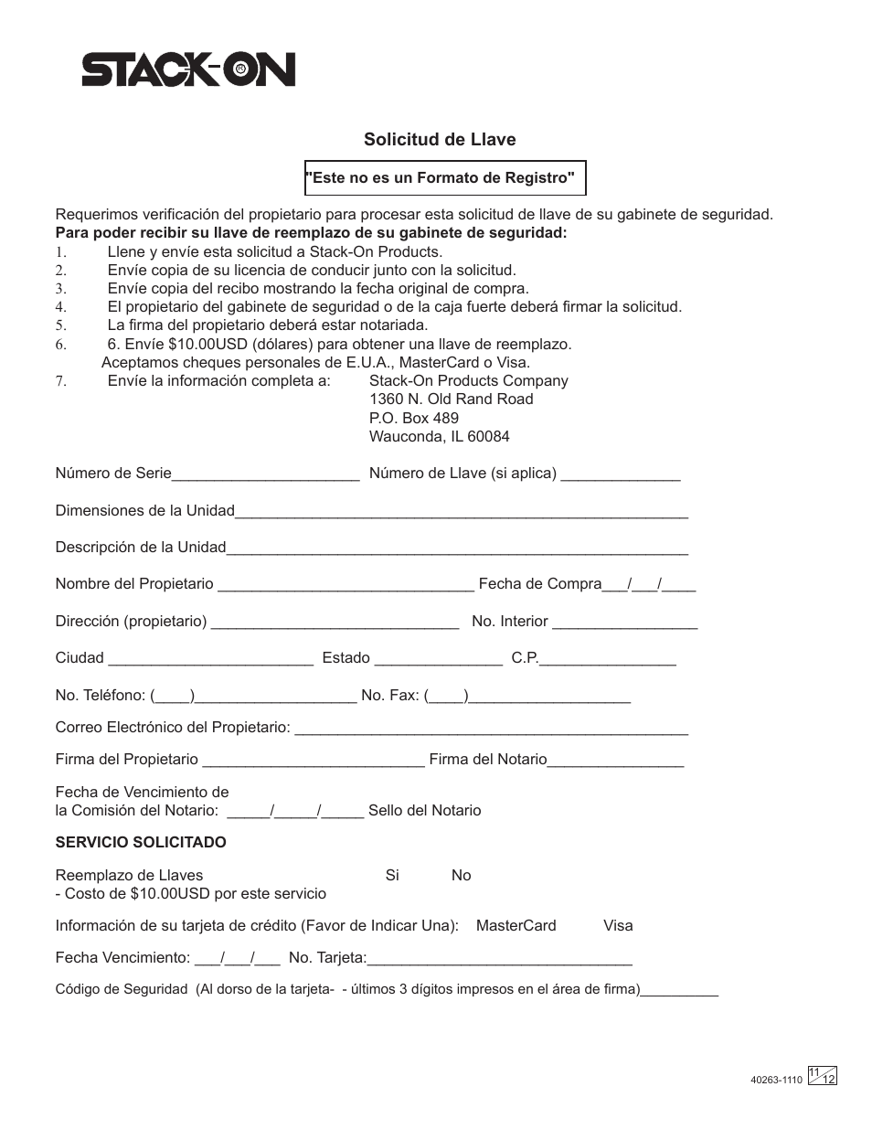 Stack-On PC-650 User Manual | Page 11 / 12