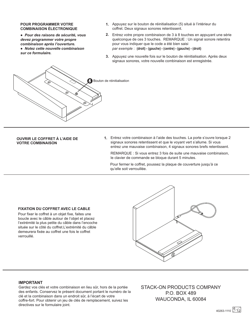 Stack-On PC-650 User Manual | Page 6 / 12