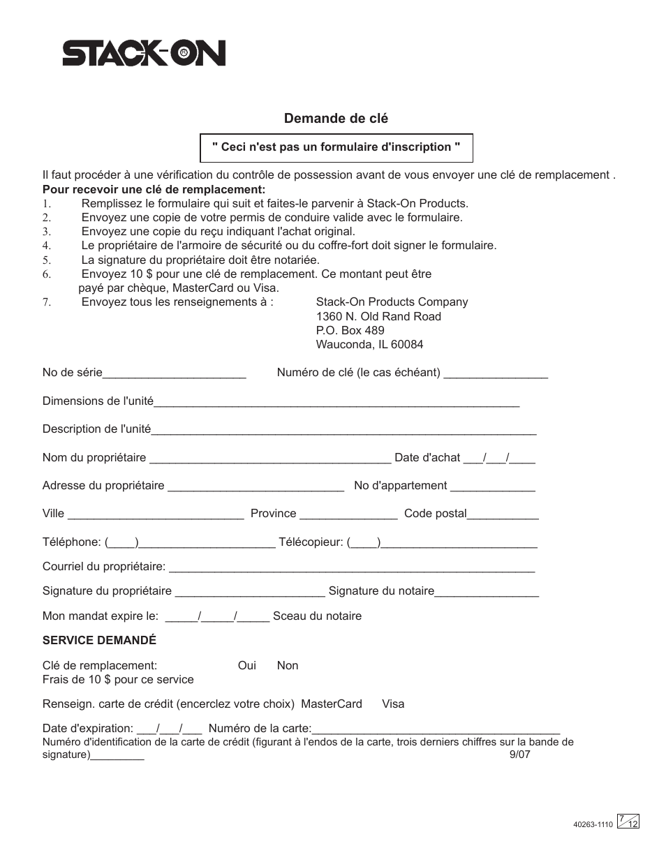 Stack-On PC-650 User Manual | Page 7 / 12