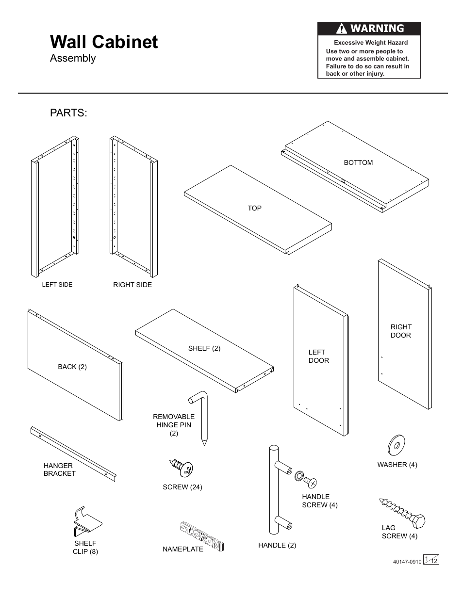 Stack-On GORTA-1250 User Manual | 12 pages