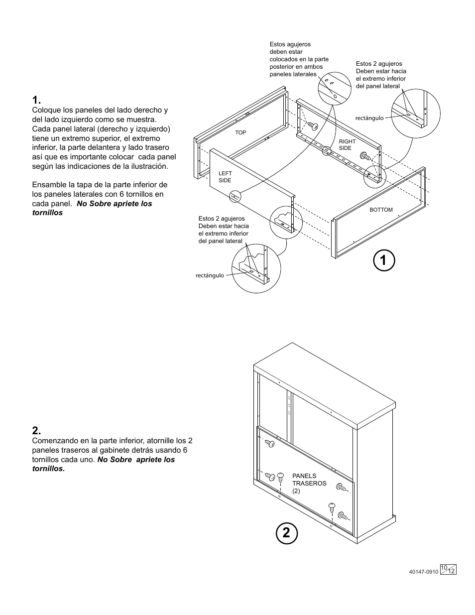 Stack-On GORTA-1250 User Manual | Page 10 / 12