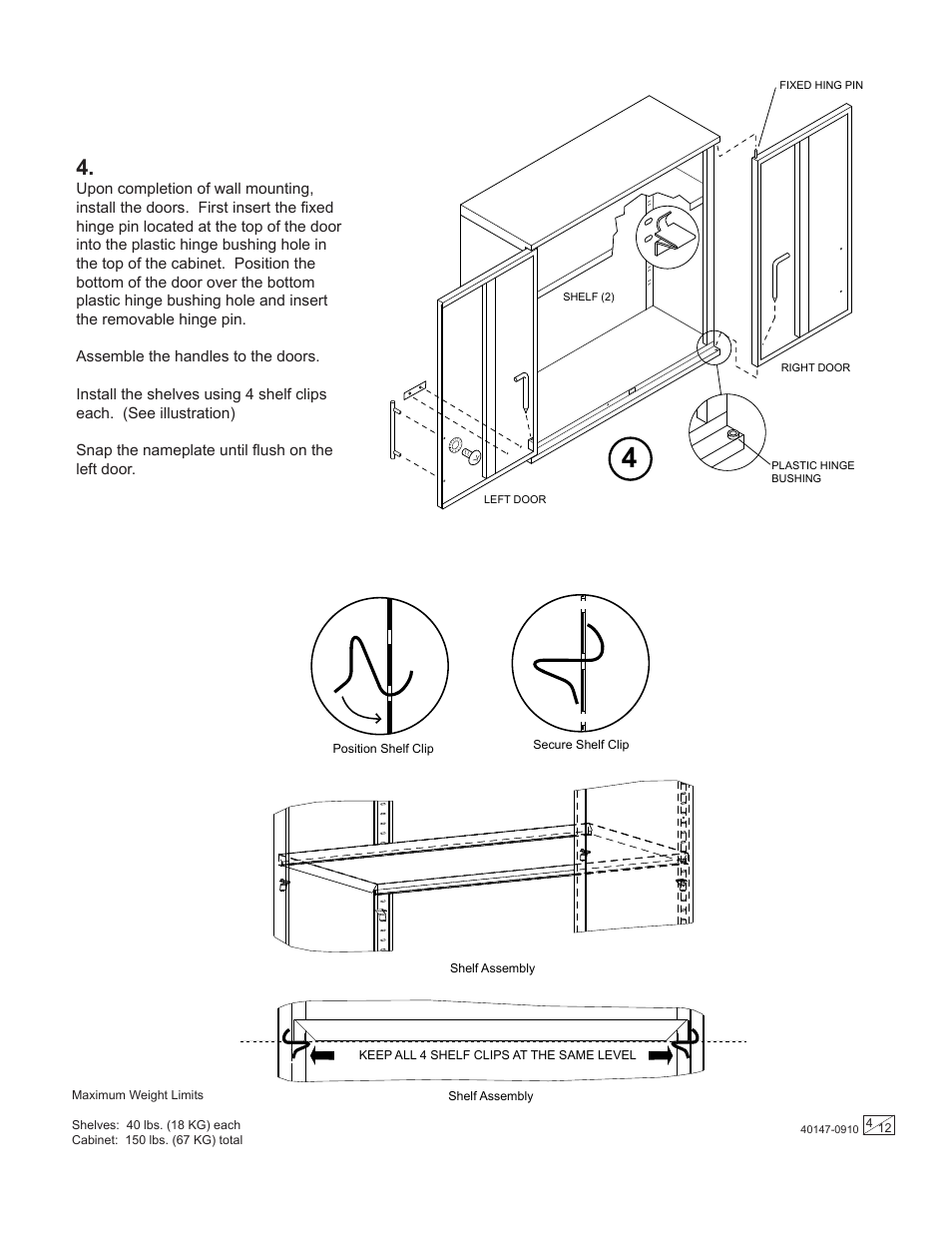 Stack-On GORTA-1250 User Manual | Page 4 / 12