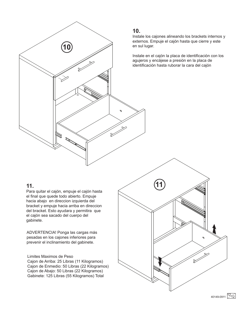 Stack-On GORTA-1603 User Manual | Page 12 / 12