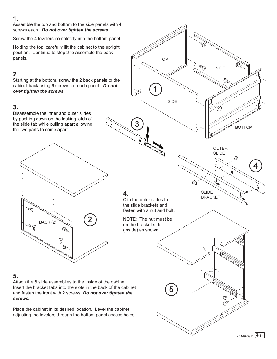 Stack-On GORTA-1603 User Manual | Page 2 / 12