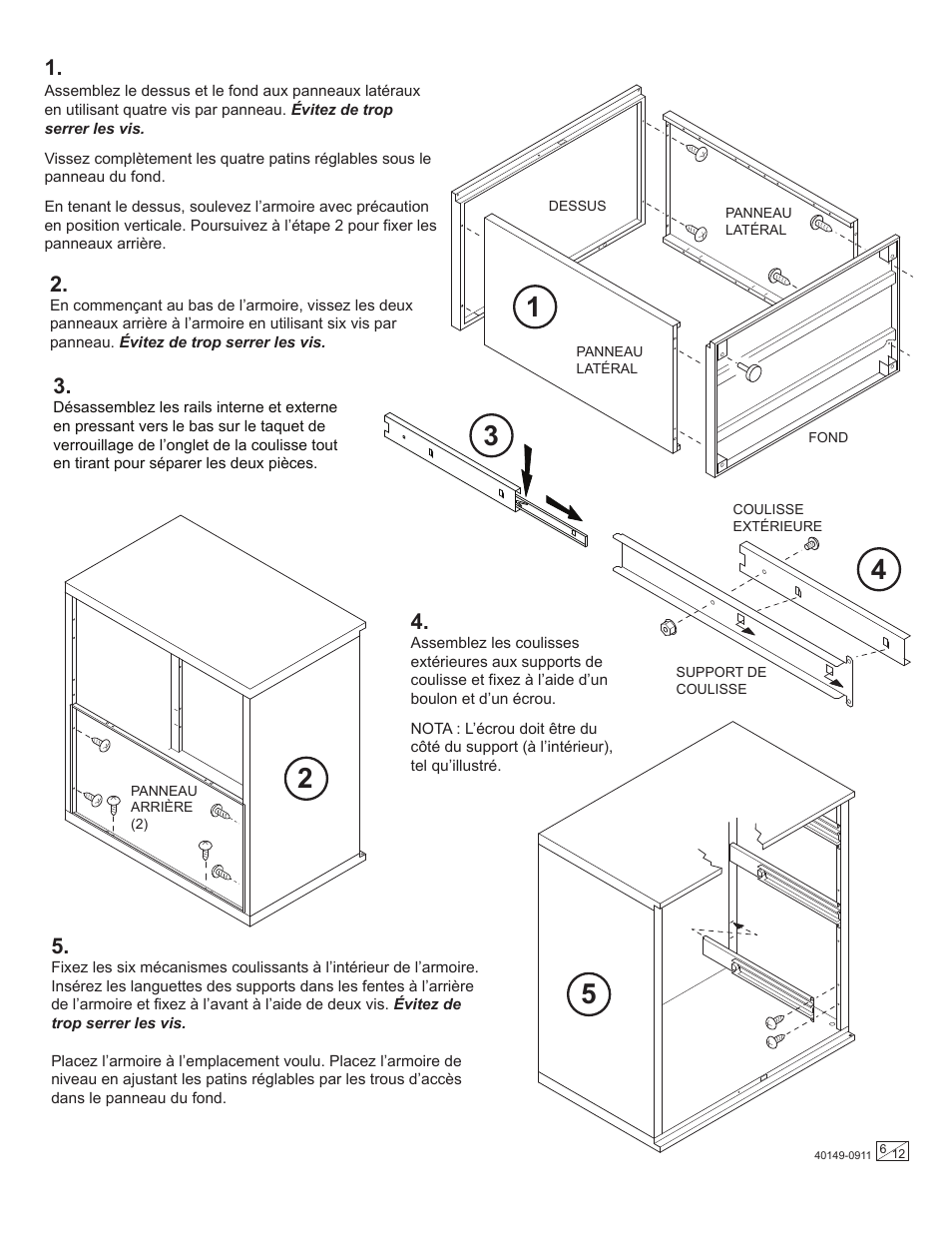 Stack-On GORTA-1603 User Manual | Page 6 / 12