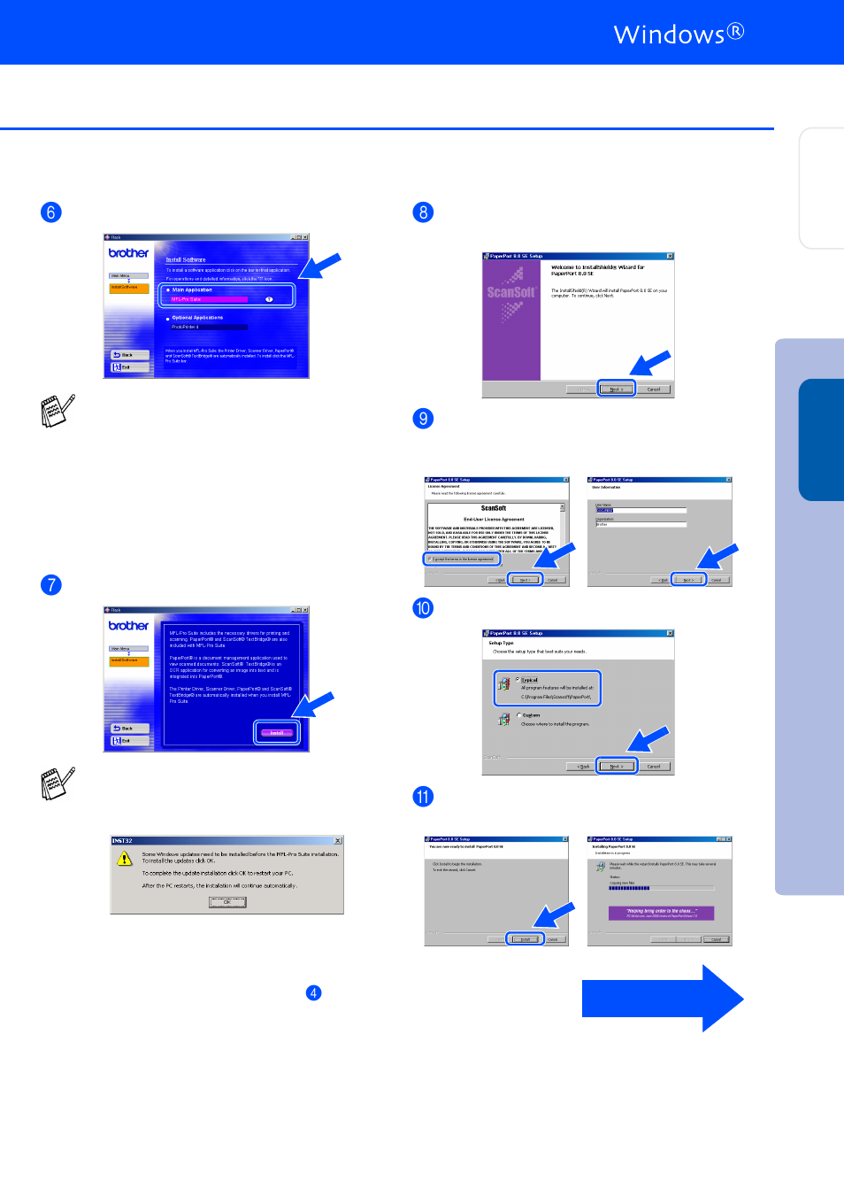 Step 2 | Brother DCP4020C User Manual | Page 13 / 25