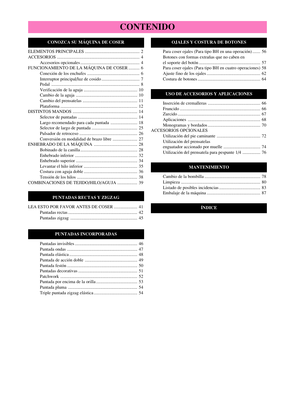 Brother XL-6063 User Manual | Page 10 / 101