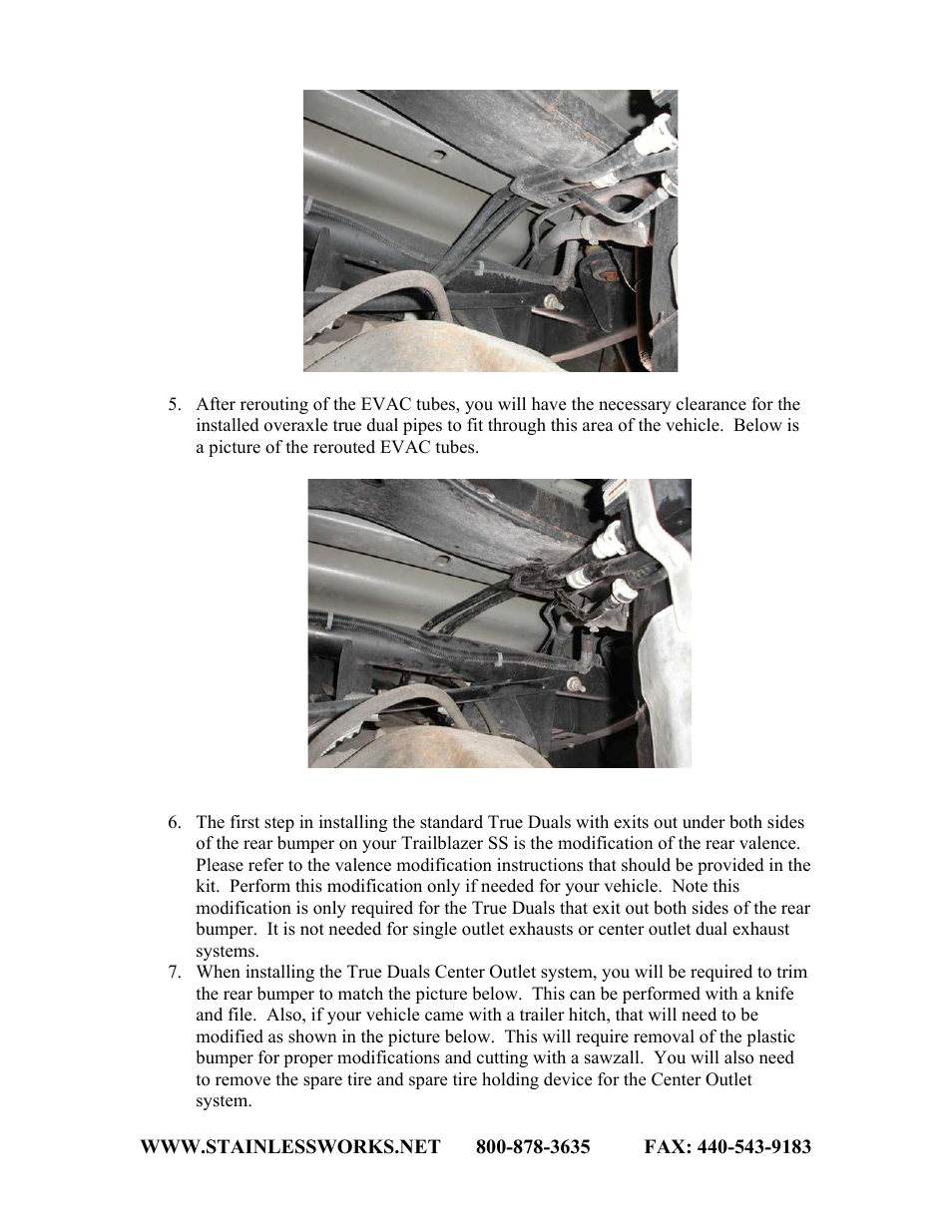 Stainless Works Chevy Trailblazer SS 2006-09 Exhausts User Manual | Page 2 / 5