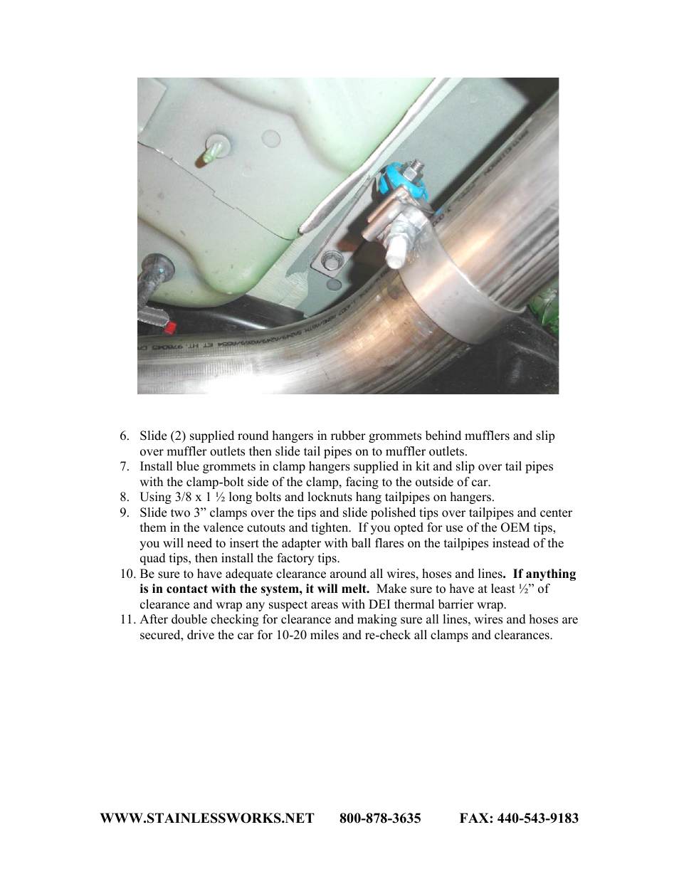Stainless Works Dodge Challenger SRT8-RT 2008+ Catback User Manual | Page 2 / 2