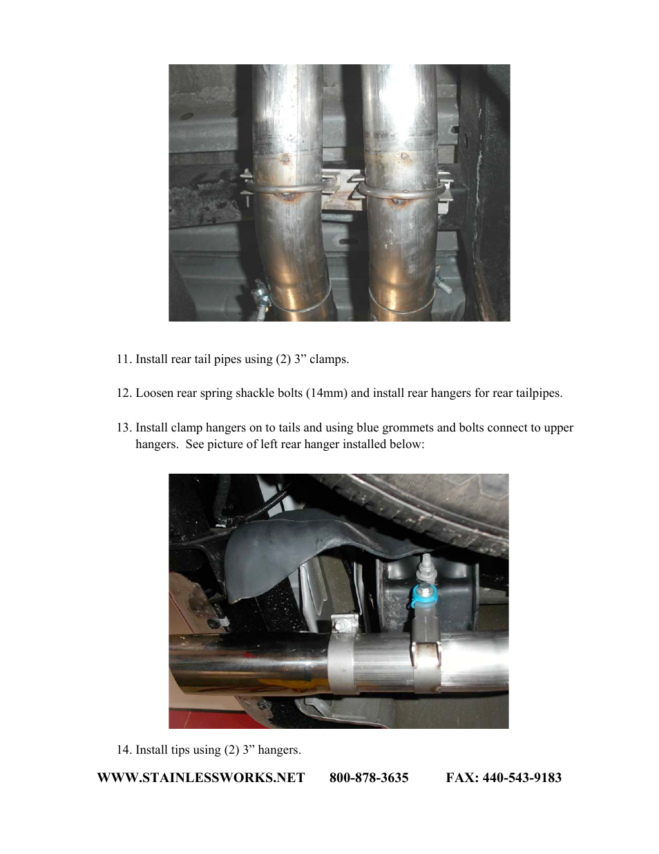 Stainless Works Ford F-150 2011-2014 5.0L Exhausts User Manual | Page 3 / 4