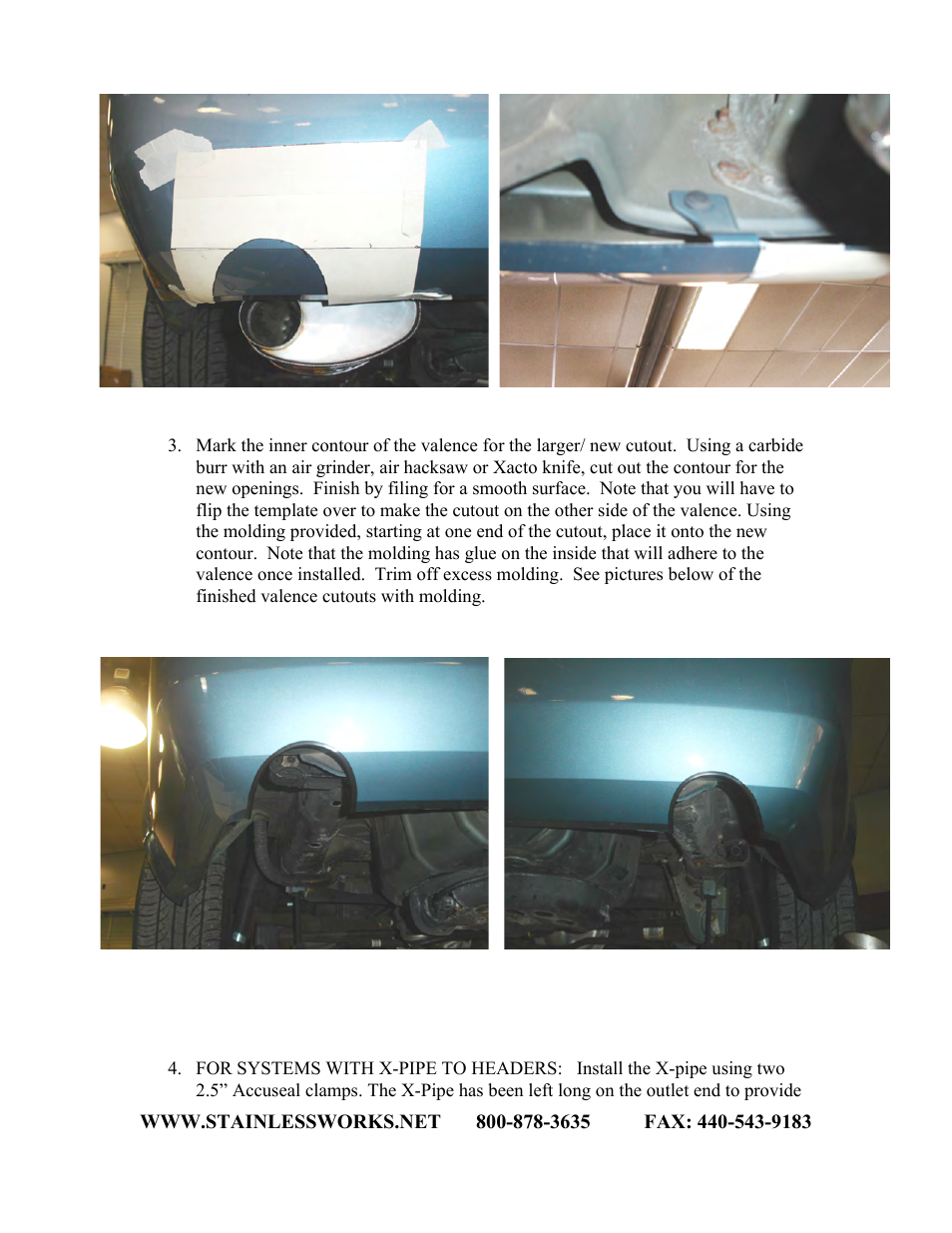 Stainless Works Ford Mustang V6 2005-10 Exhaust: 2-1/2" System User Manual | Page 2 / 3