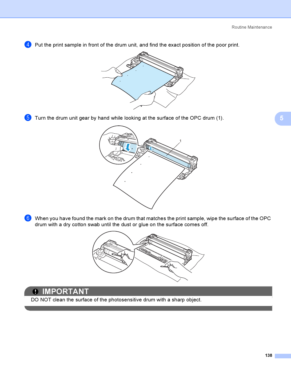 Important | Brother HL 3070CW User Manual | Page 148 / 200