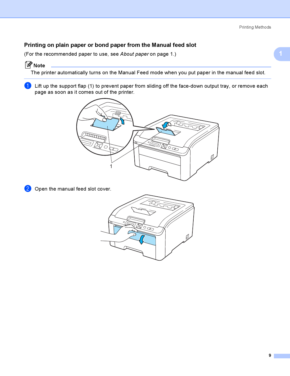 Brother HL 3070CW User Manual | Page 19 / 200