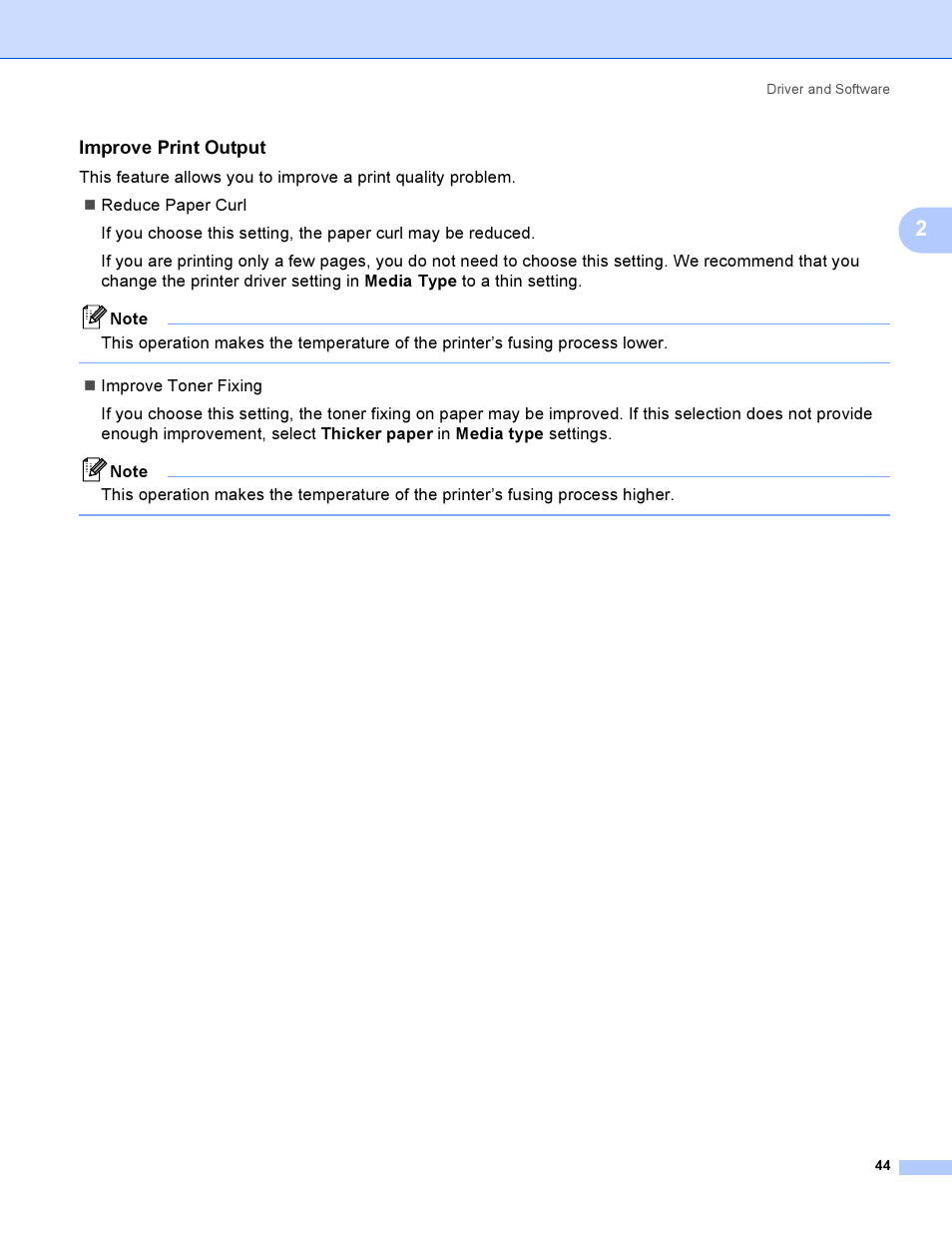 Improve print output | Brother HL 3070CW User Manual | Page 54 / 200