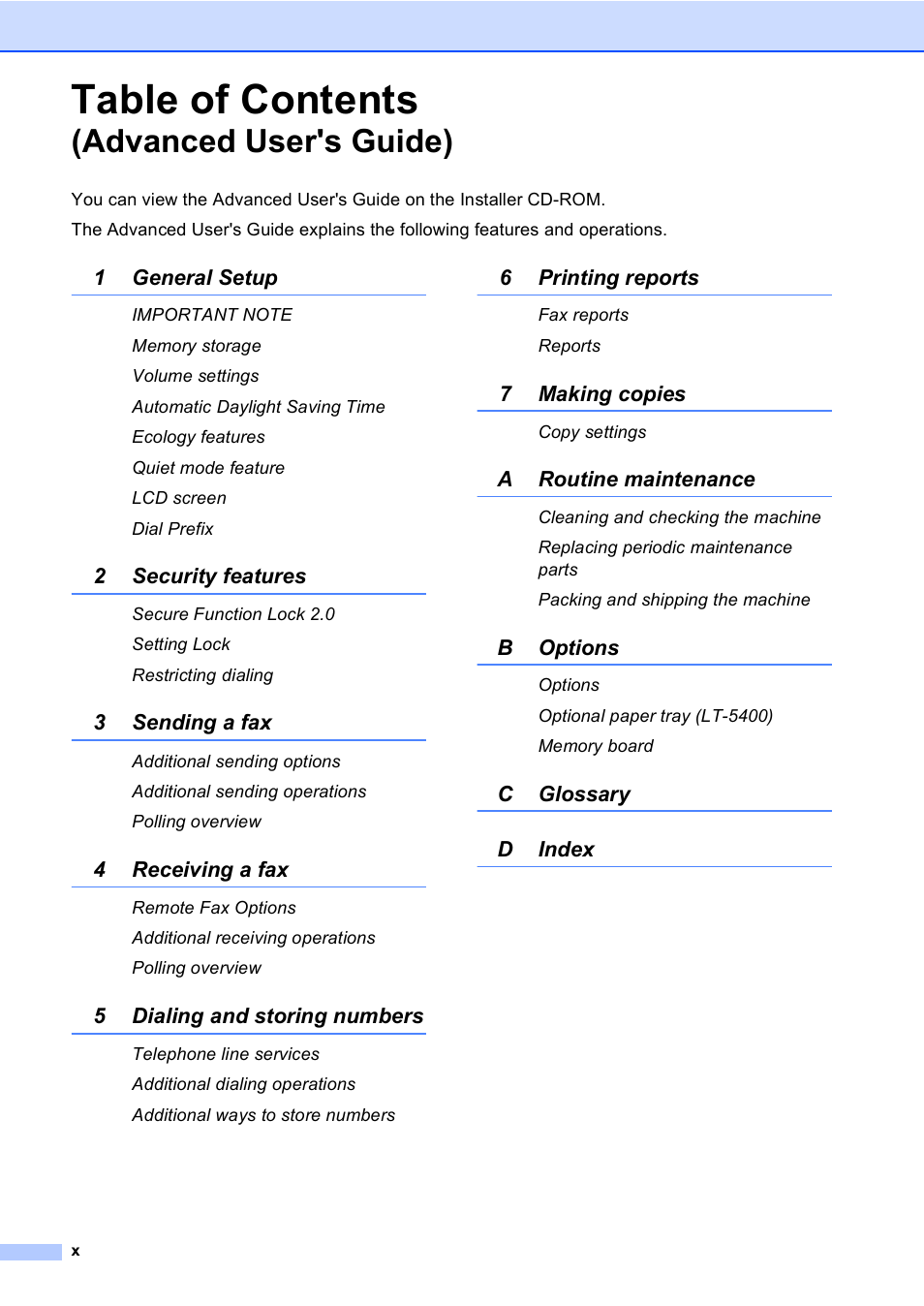 Brother Copier/Printer MFC-895DW User Manual | Page 12 / 198