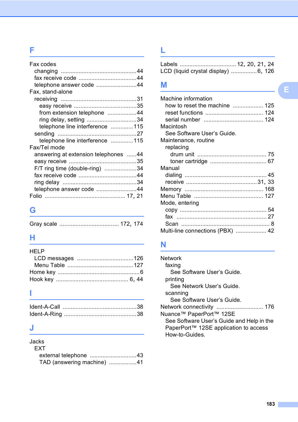 Brother Copier/Printer MFC-895DW User Manual | Page 195 / 198