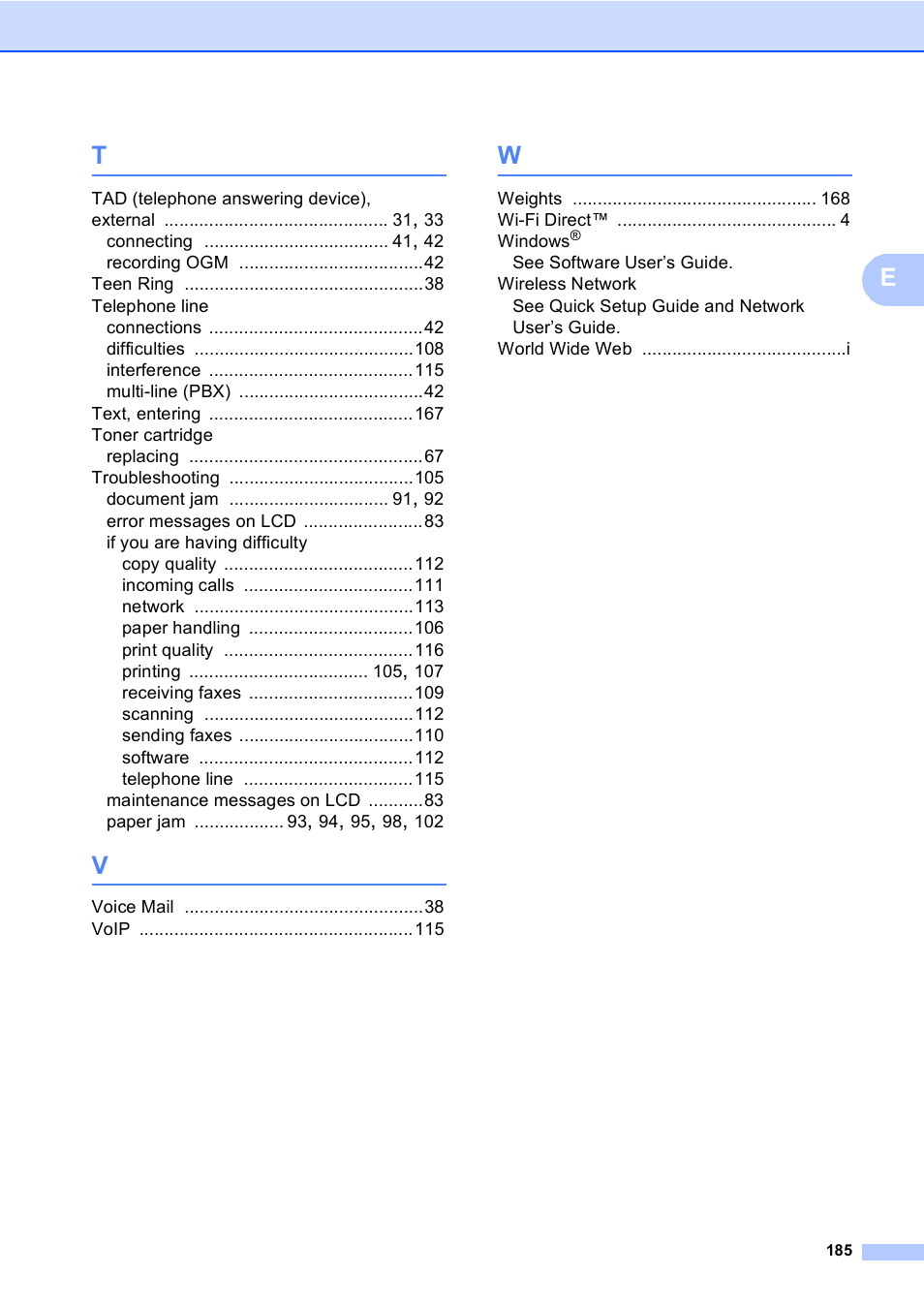 Brother Copier/Printer MFC-895DW User Manual | Page 197 / 198