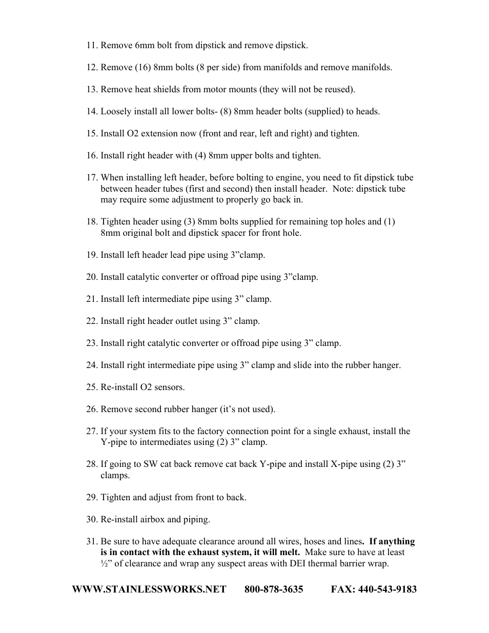 Stainless Works Dodge Ram 2009-14 Headers User Manual | Page 2 / 3
