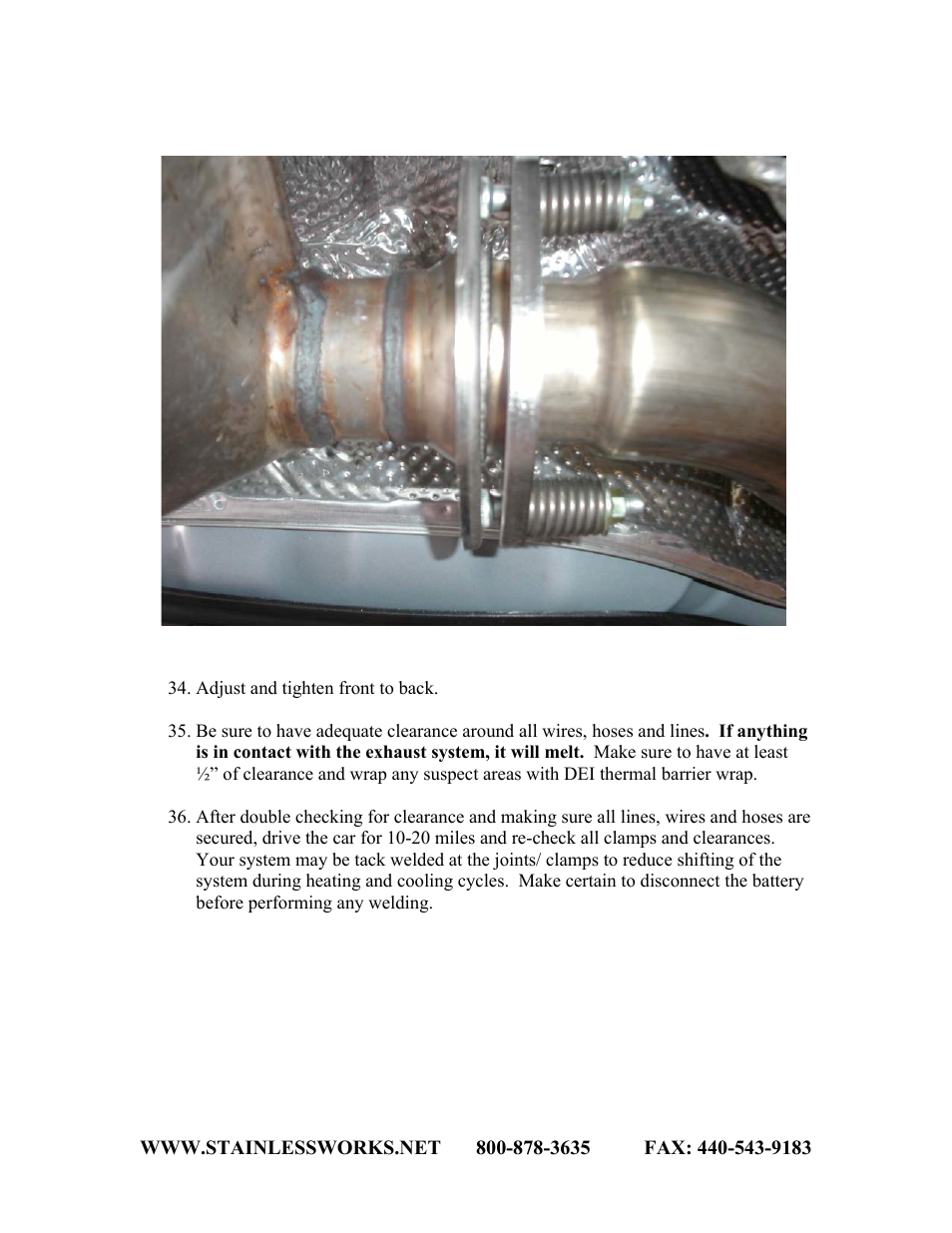 Stainless Works Jeep Grand Cherokee SRT8 2012-14 Headers User Manual | Page 4 / 4