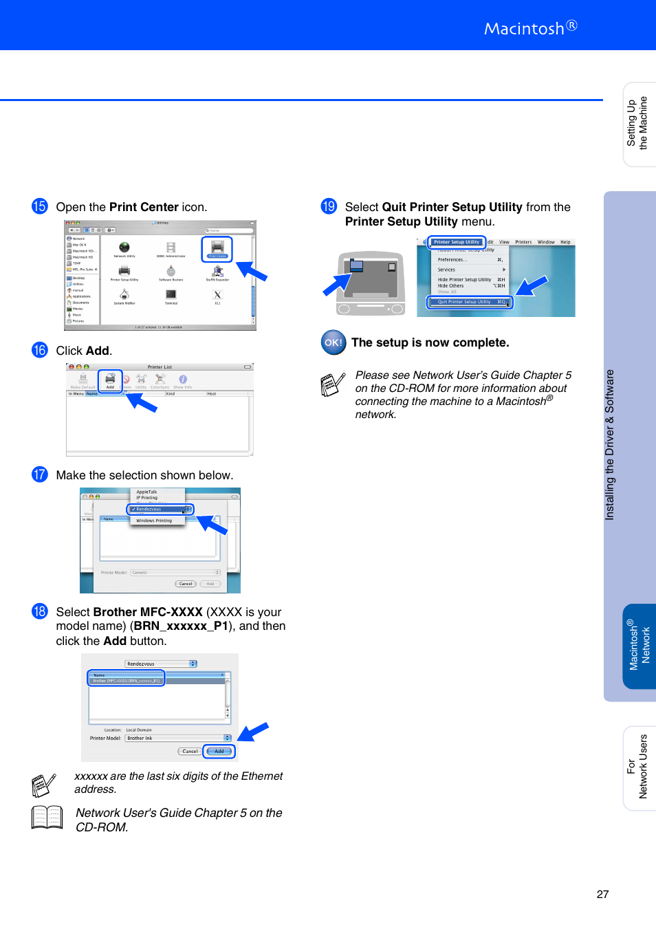 Brother MFC-5440CN User Manual | Page 29 / 37