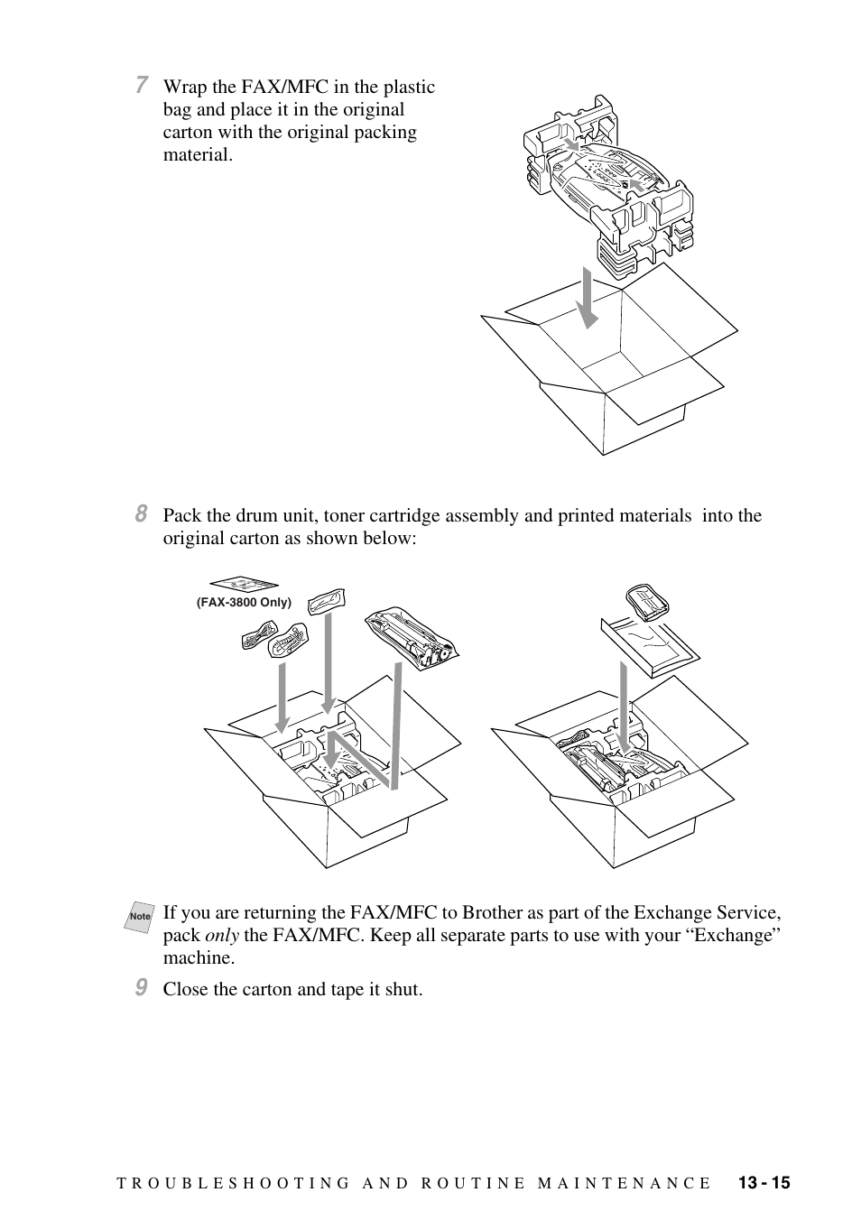 Brother fax2800 User Manual | Page 123 / 148