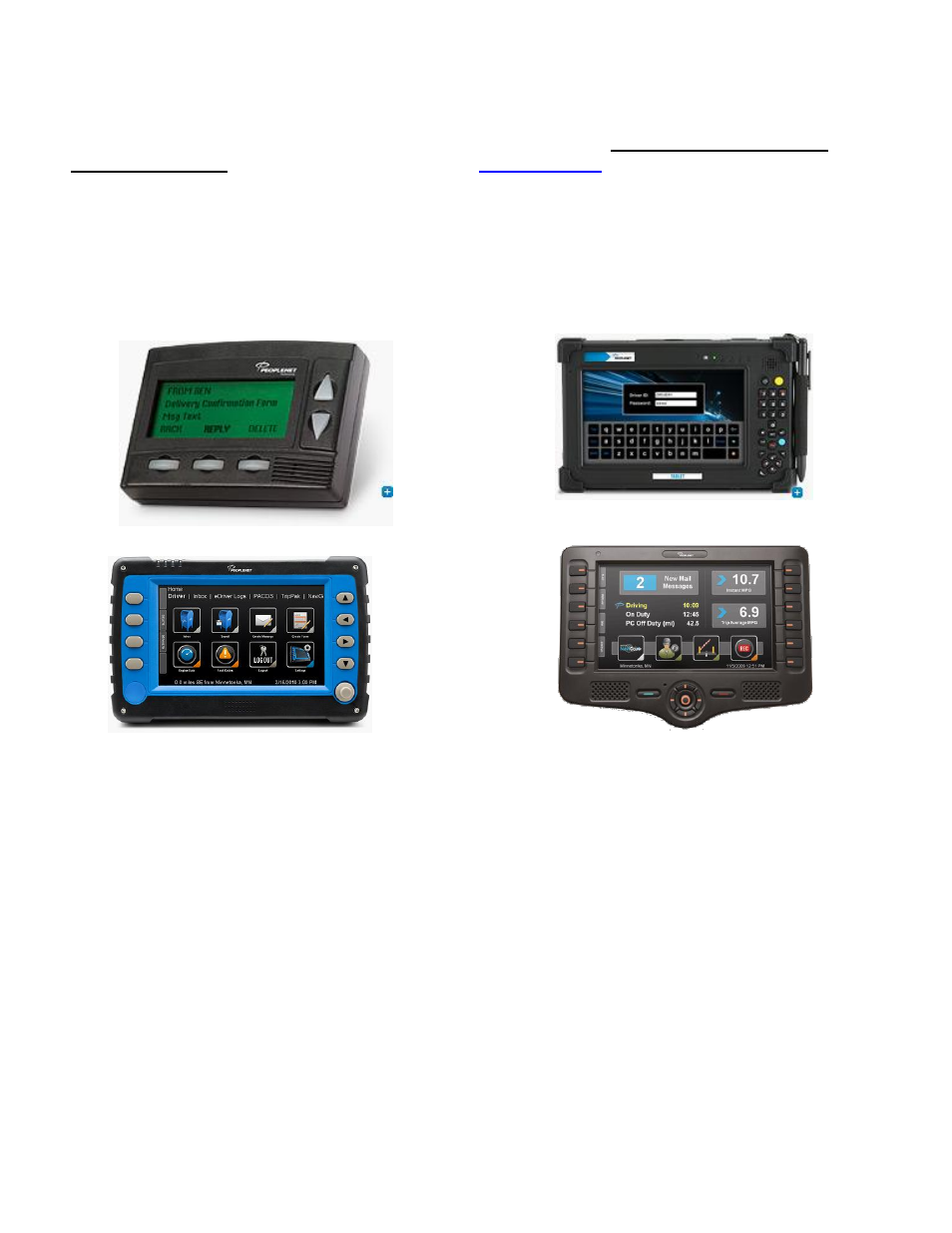 Installation, Peoplenet driver interfaces | STEMCO Tractor Interface Module User Manual | Page 4 / 20