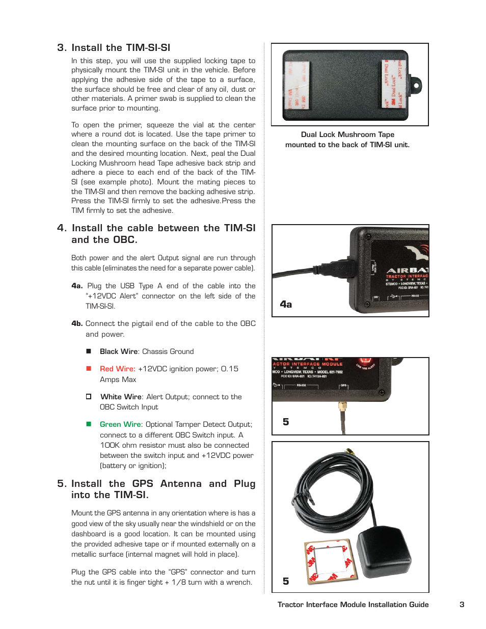 STEMCO 821-7002 BatRF Tractor Interface Module - Switch Input (TIM-SI) User Manual | Page 5 / 7