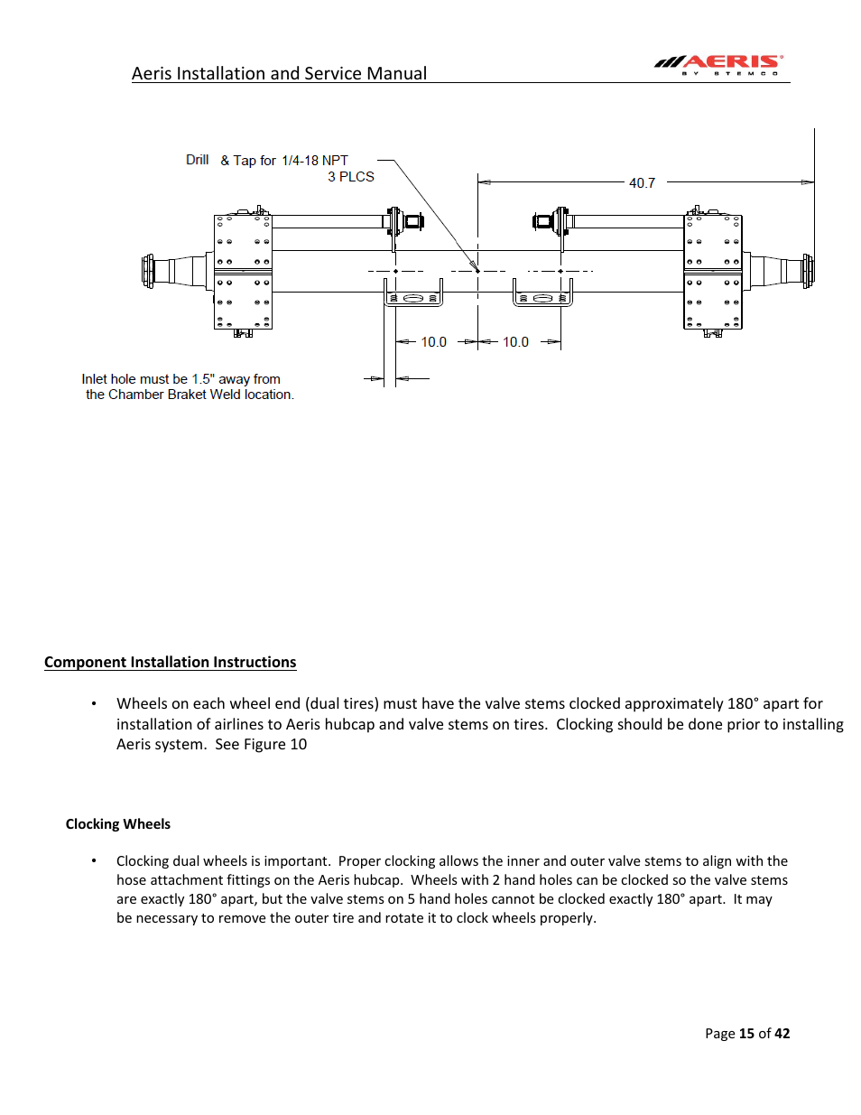 STEMCO Aeris User Manual | Page 15 / 42