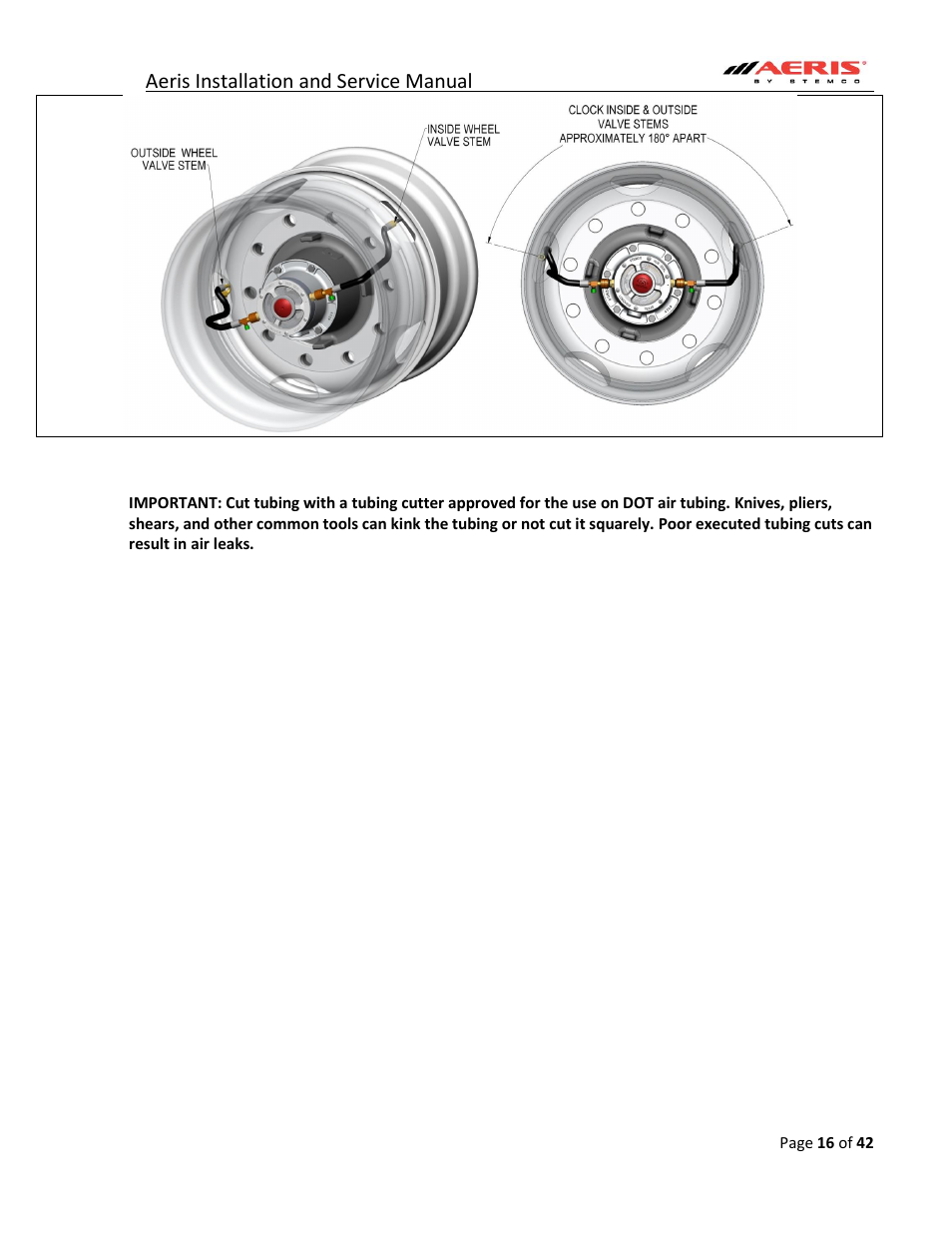 Aeris installation and service manual | STEMCO Aeris User Manual | Page 16 / 42