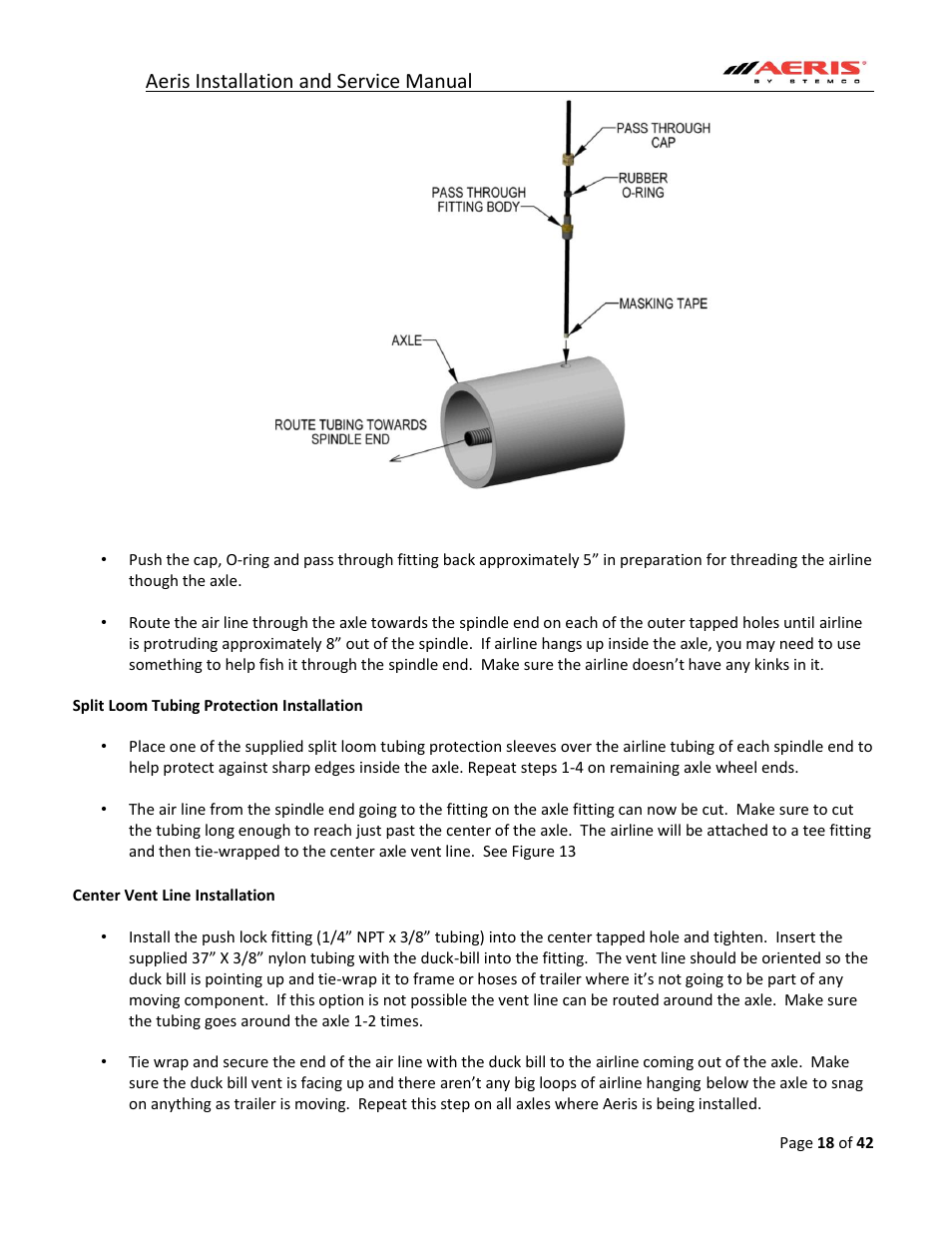 Aeris installation and service manual | STEMCO Aeris User Manual | Page 18 / 42