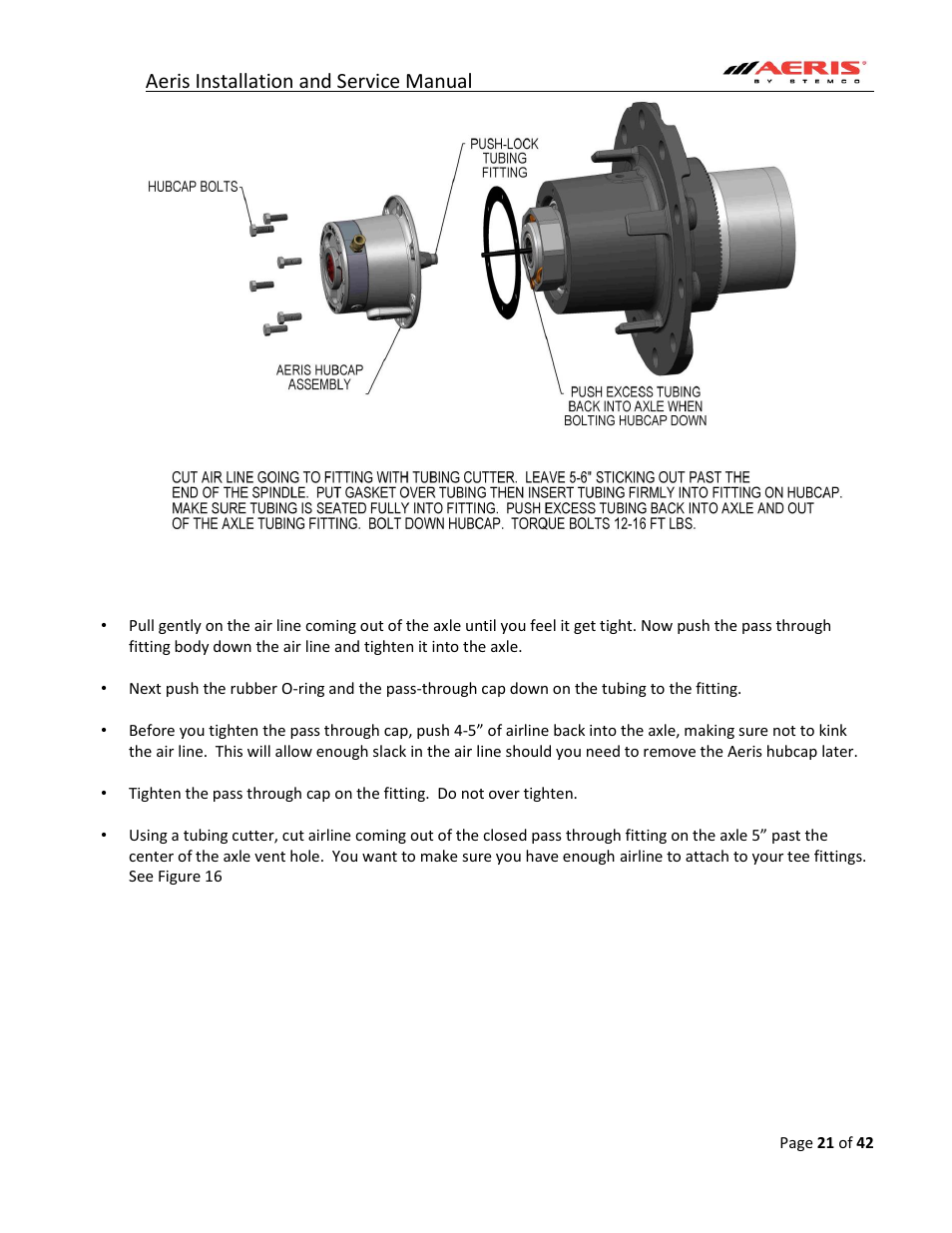 Aeris installation and service manual | STEMCO Aeris User Manual | Page 21 / 42