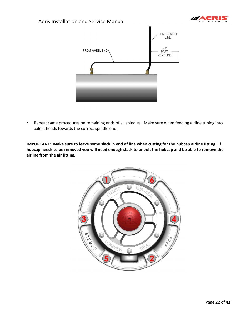 Aeris installation and service manual | STEMCO Aeris User Manual | Page 22 / 42