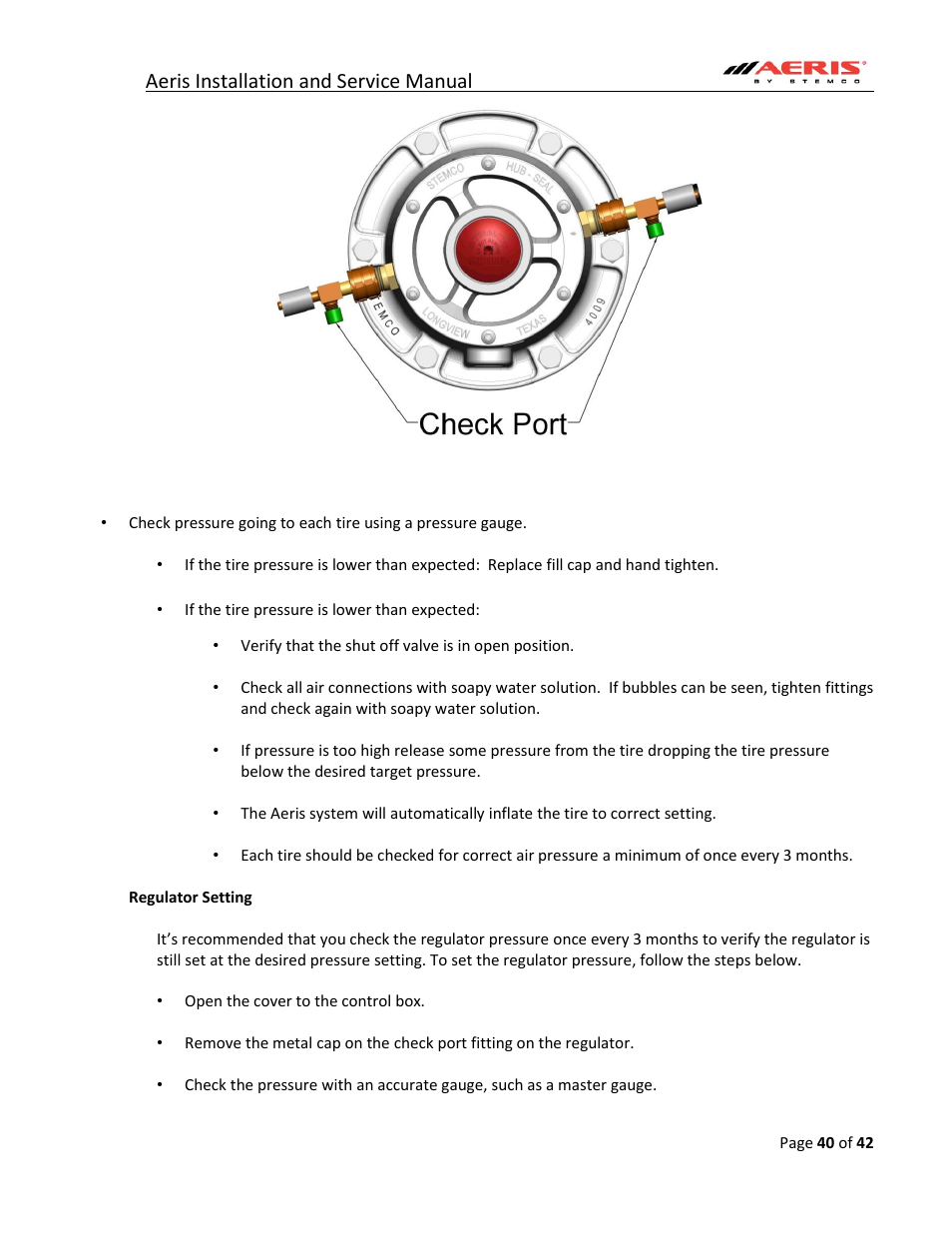 Aeris installation and service manual | STEMCO Aeris User Manual | Page 40 / 42