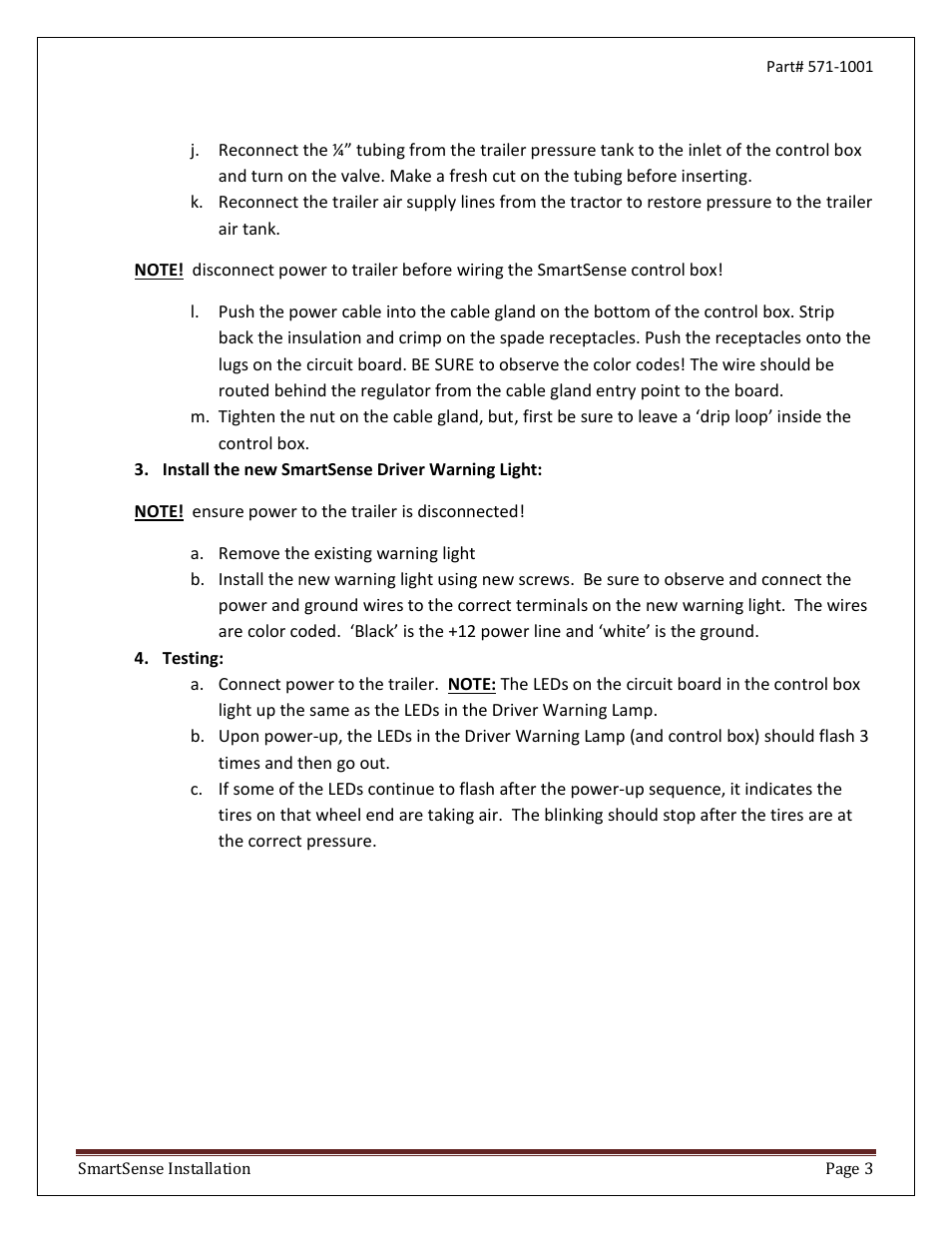 STEMCO Aeris SmartSense Upgrade Kit User Manual | Page 3 / 3