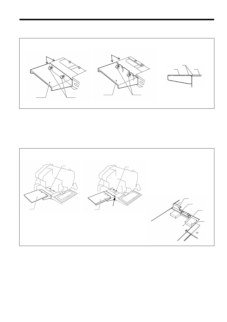 18. installing the feed base cover supports, 19. installing the x feed base cover | Brother BAS-311F-L User Manual | Page 24 / 81