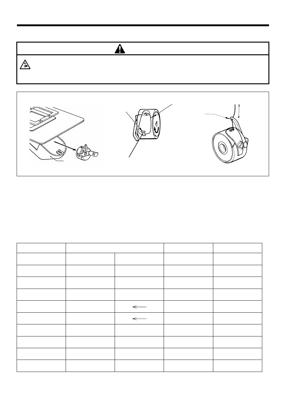 6. sewing conditions and thread tension, 6-1. sewing conditions, Caution | Brother BAS-311F-L User Manual | Page 31 / 81