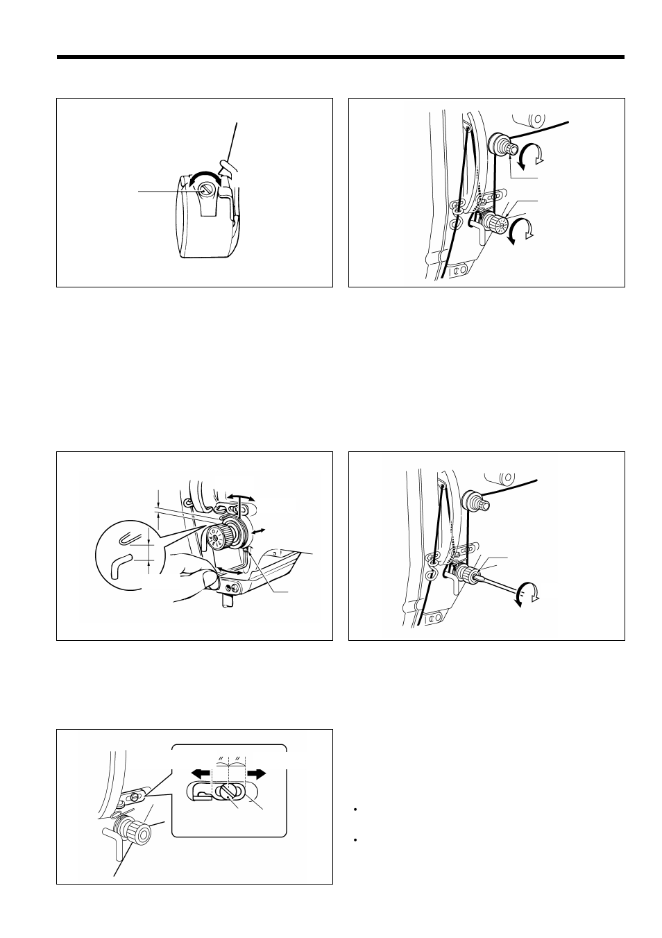 6-2. lower thread tension, 6-3. upper thread tension, 6-4. thread take-up spring height | 6-5. thread take-up spring tension, 6-6. adjusting arm thread guide r | Brother BAS-311F-L User Manual | Page 32 / 81