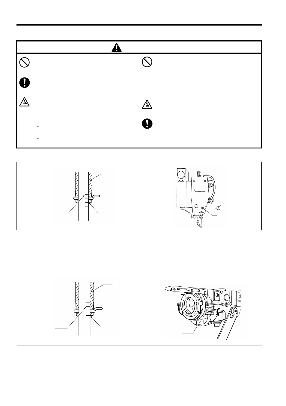 Standard adjustments, 1. adjusting the needle bar height, 2. adjusting the needle bar lift amount | Caution | Brother BAS-311F-L User Manual | Page 49 / 81