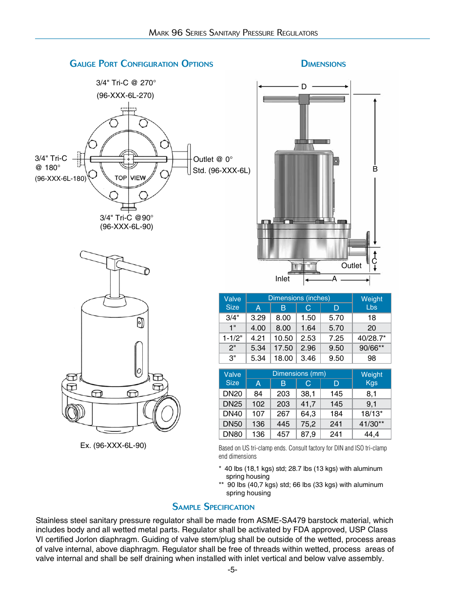 Steriflow Mark 96 Series User Manual | Page 5 / 6