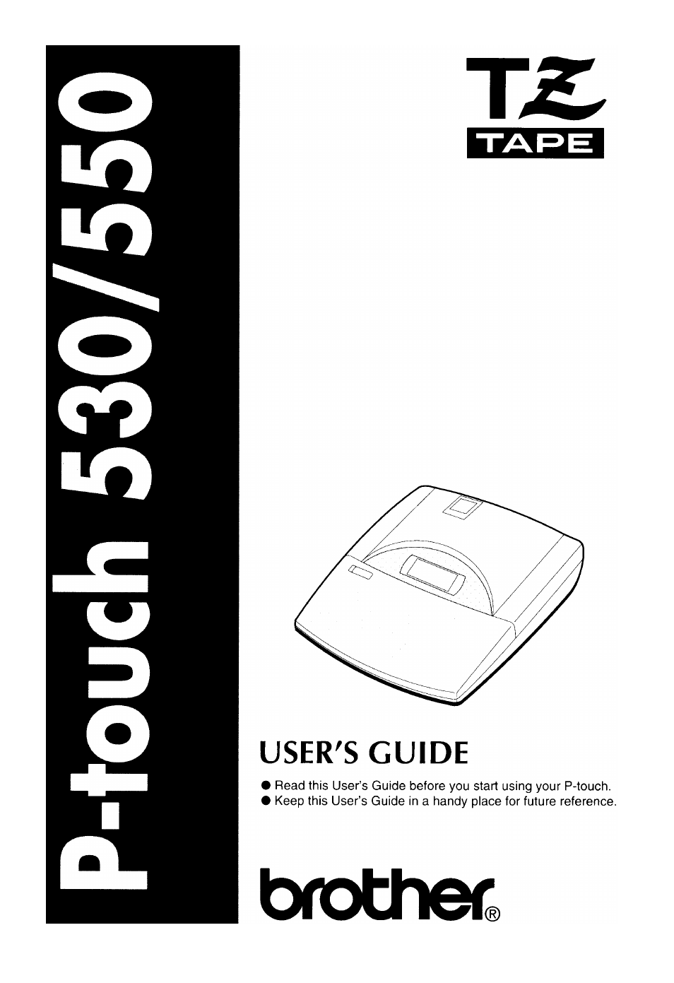 Brother P-touch 550 User Manual | 210 pages