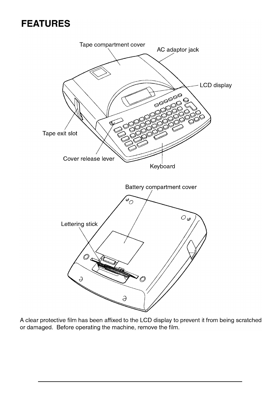 Brother P-touch 550 User Manual | Page 13 / 210