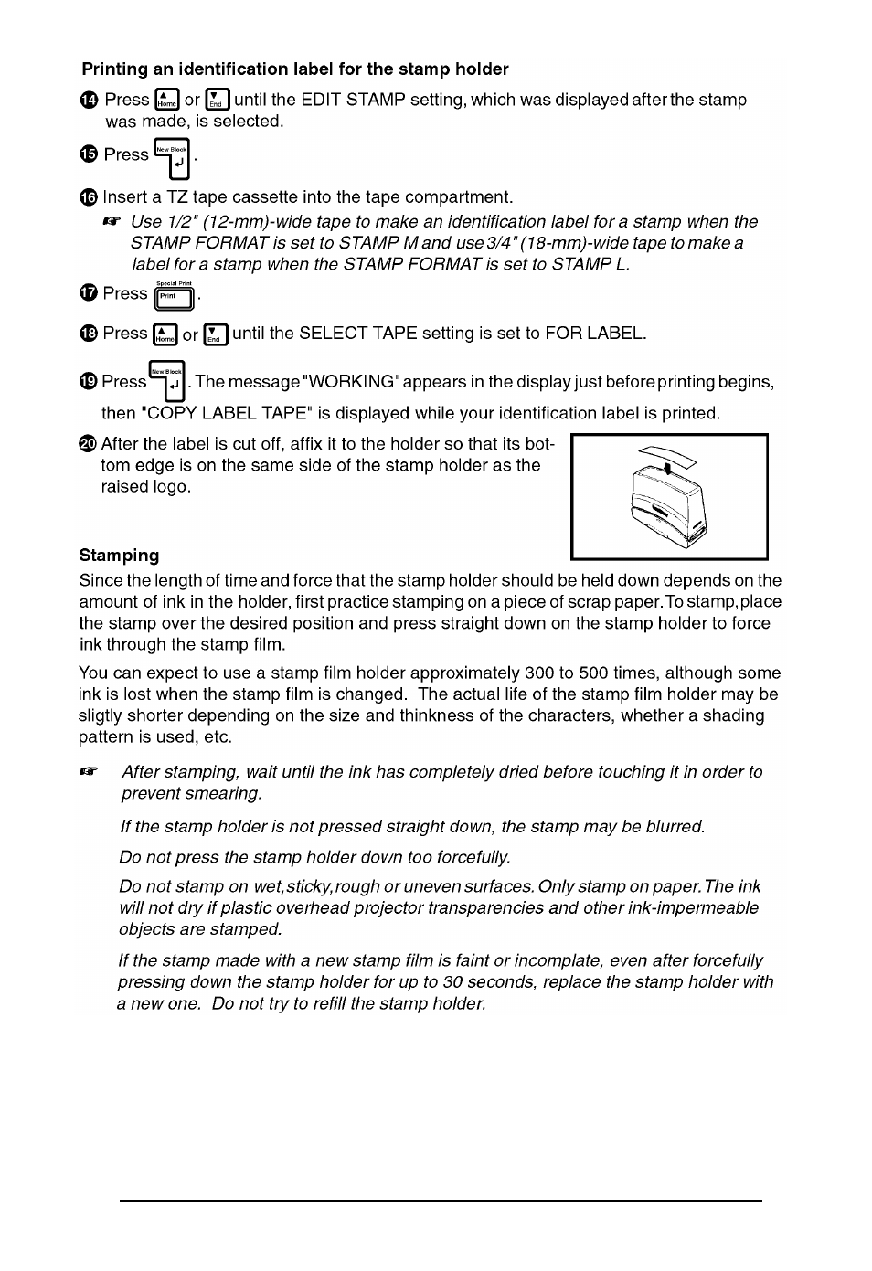 Brother P-touch 550 User Manual | Page 131 / 210