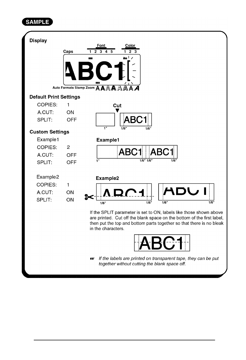 Brother P-touch 550 User Manual | Page 133 / 210