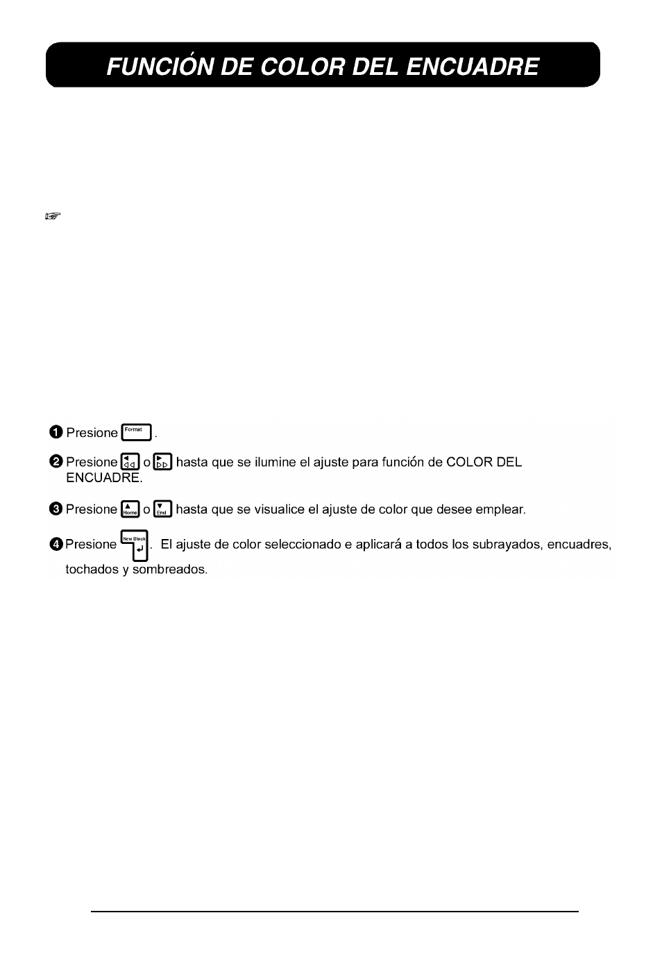 Funcion de color del encuadre | Brother P-touch 550 User Manual | Page 191 / 210