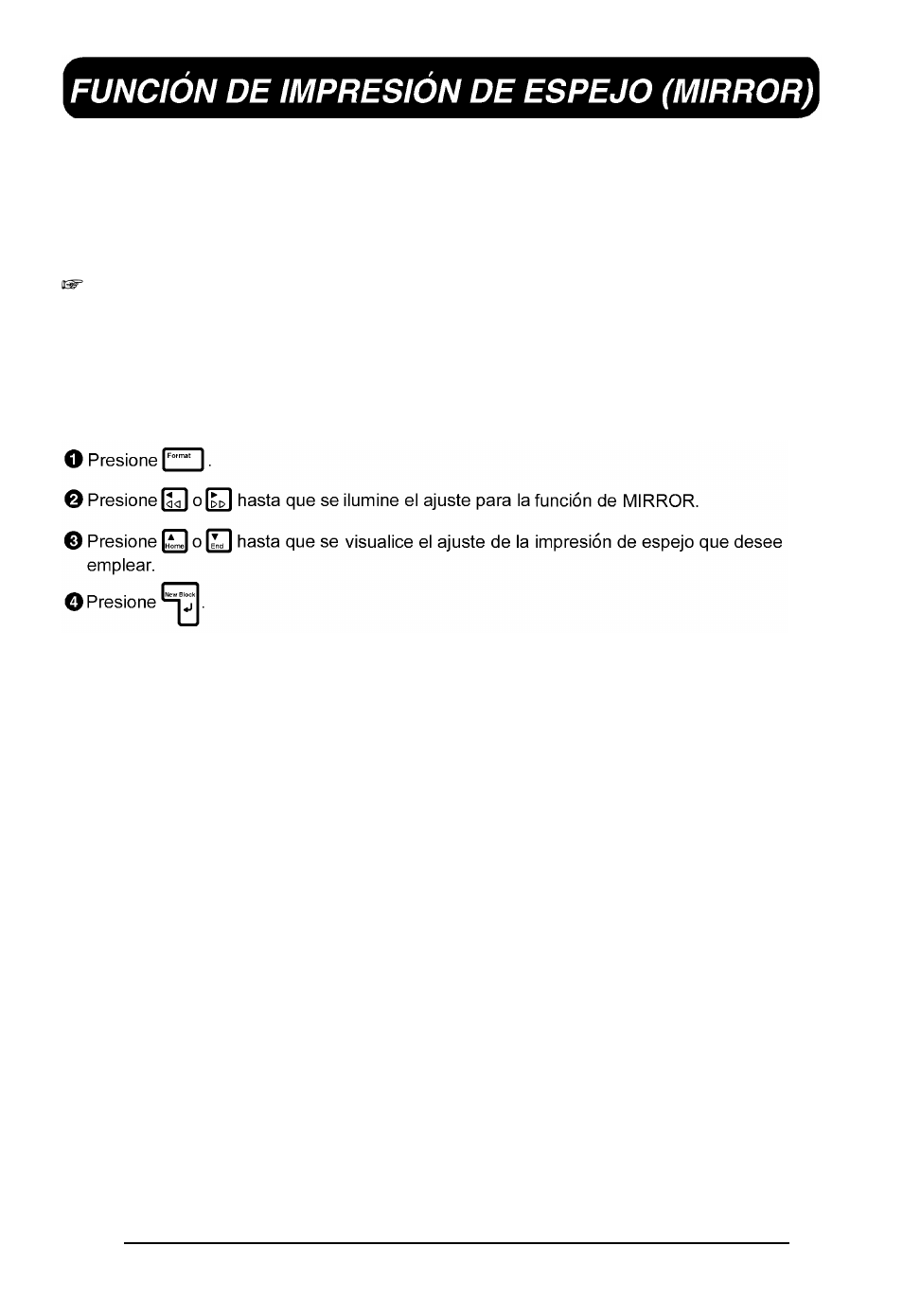 Funcion de impresion de espejo | Brother P-touch 550 User Manual | Page 197 / 210