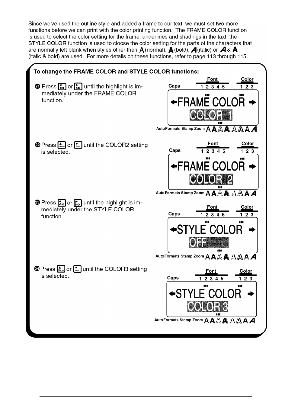 Brother P-touch 550 User Manual | Page 45 / 210