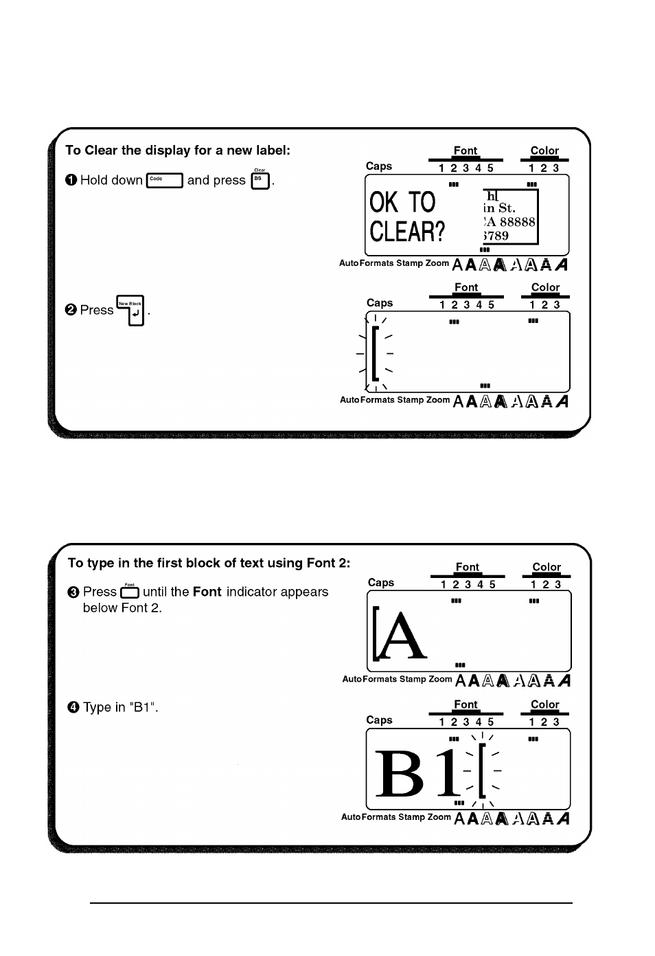 Brother P-touch 550 User Manual | Page 50 / 210