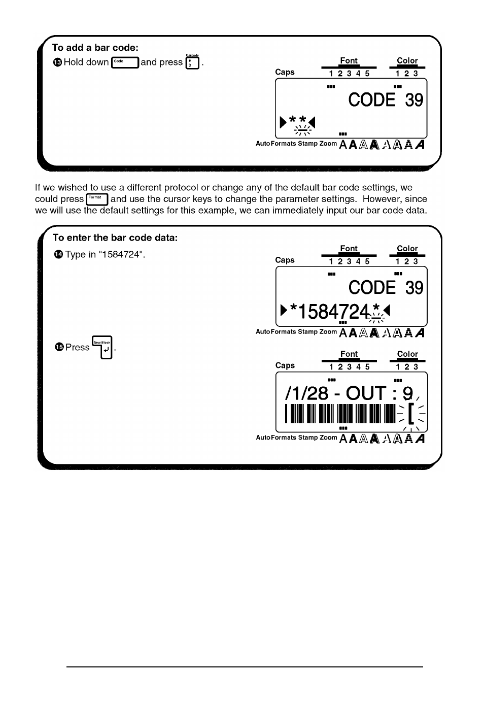 Brother P-touch 550 User Manual | Page 53 / 210