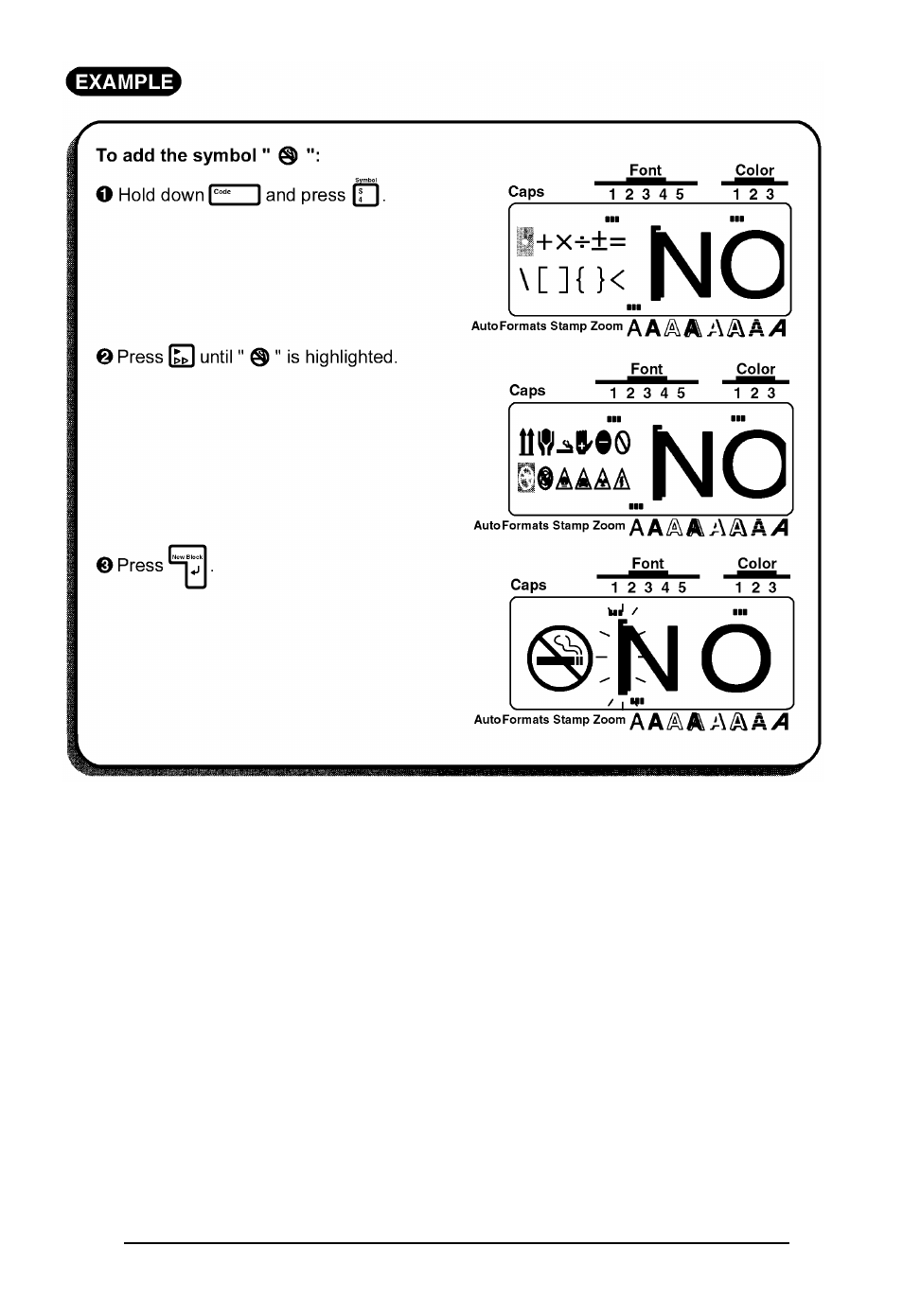 Brother P-touch 550 User Manual | Page 80 / 210